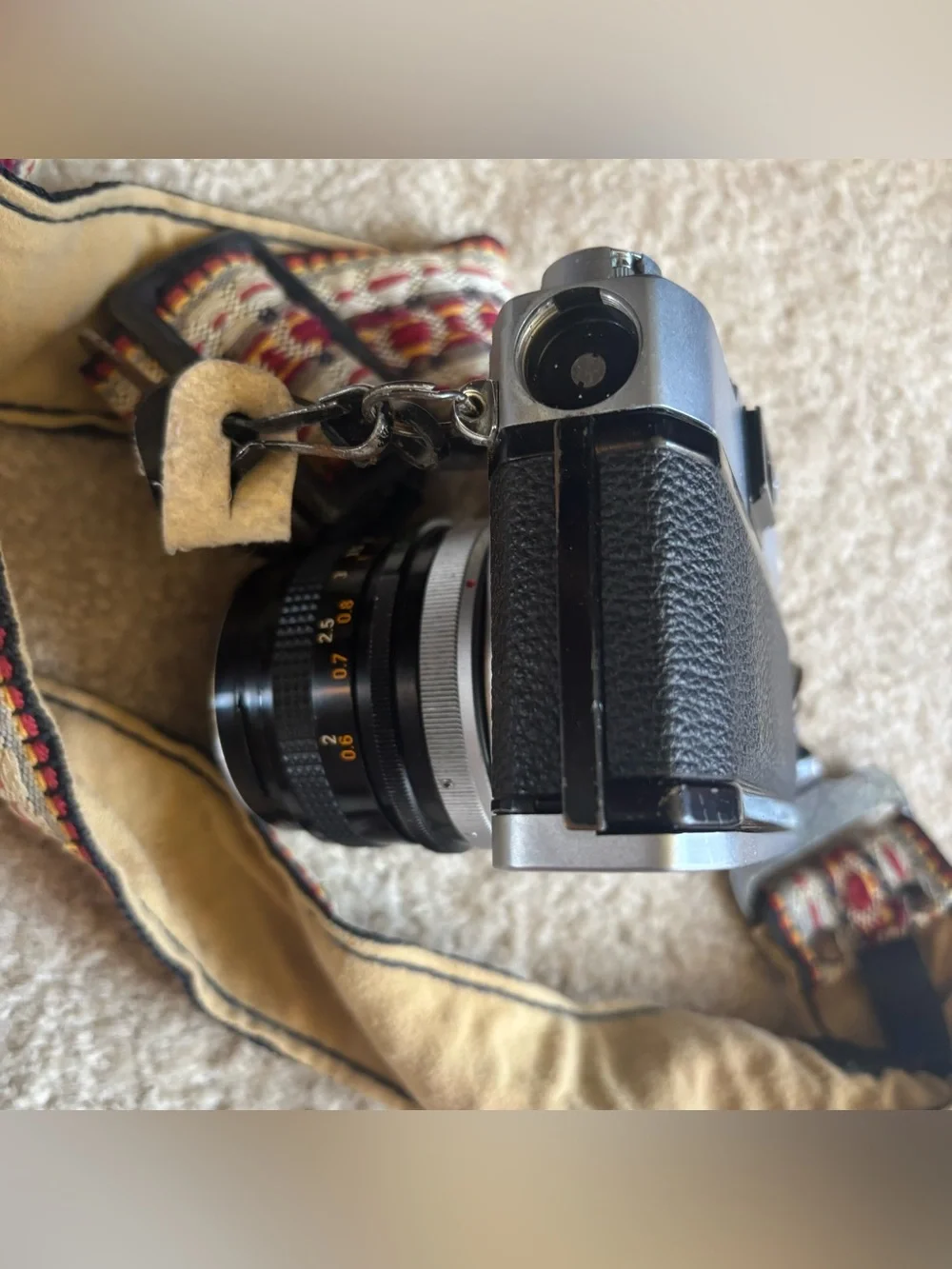 Untested Bell and Howell Film Camera Lot - bag, camera, lenses, film, flash